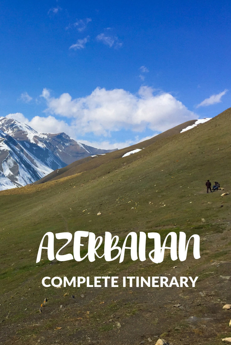 itinerary Azerbaijan