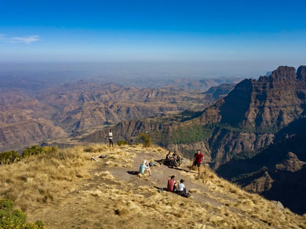 backpacking in Ethiopia