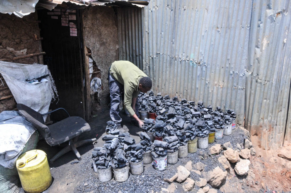 Carbon, one of the most precious elements in Kibera, Kenya