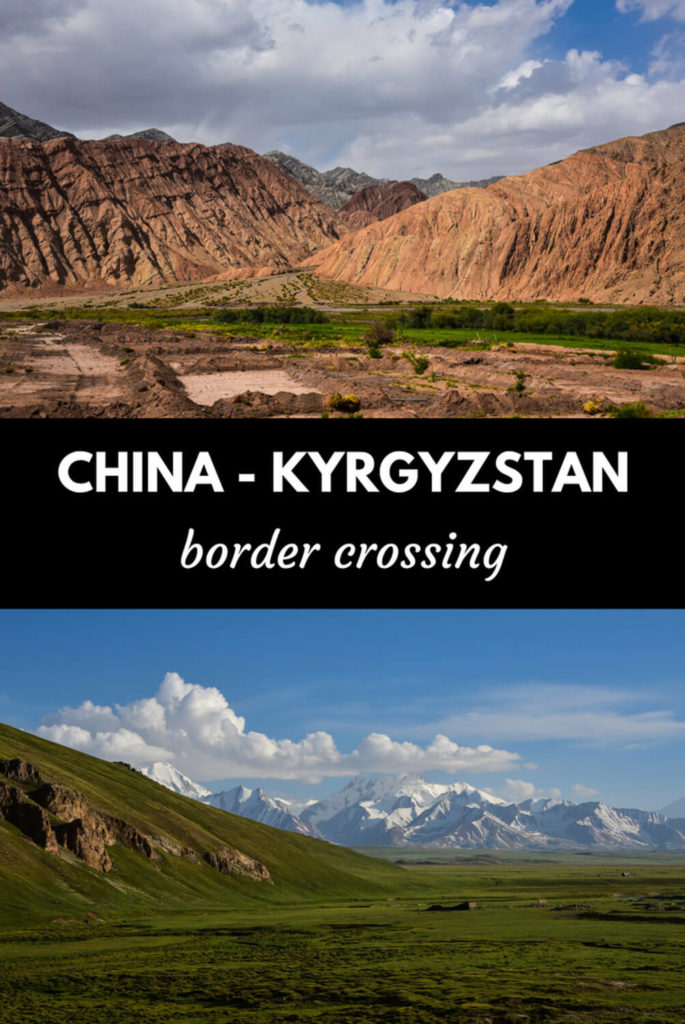 China-Kyrgyzstan border crossing at Irkeshtam