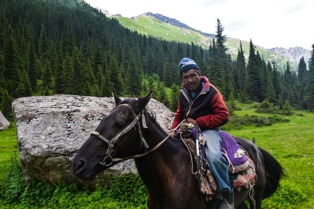 A Kyrgyz horseman