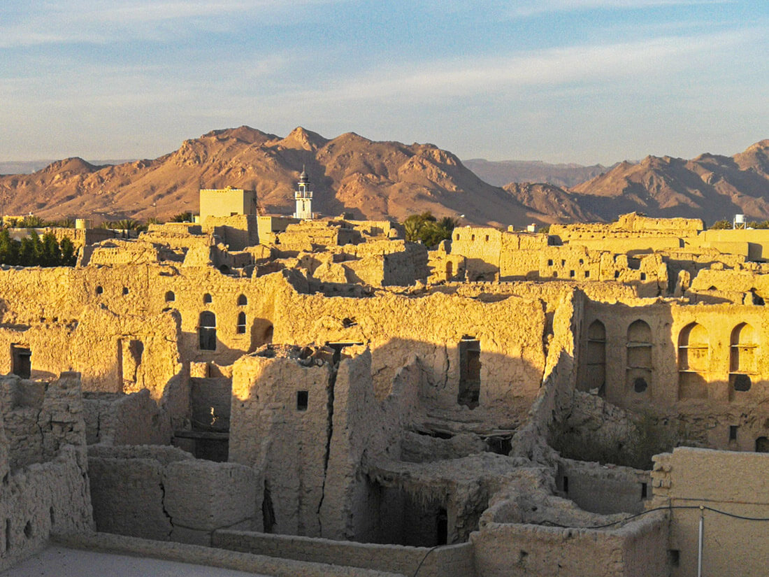The ruined city of Manah, Oman