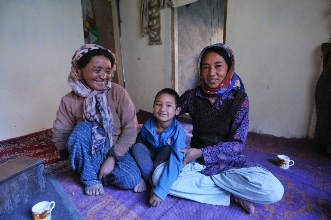 Home-stay during Markha Valley trek is the best way to mingle with Tibetan families