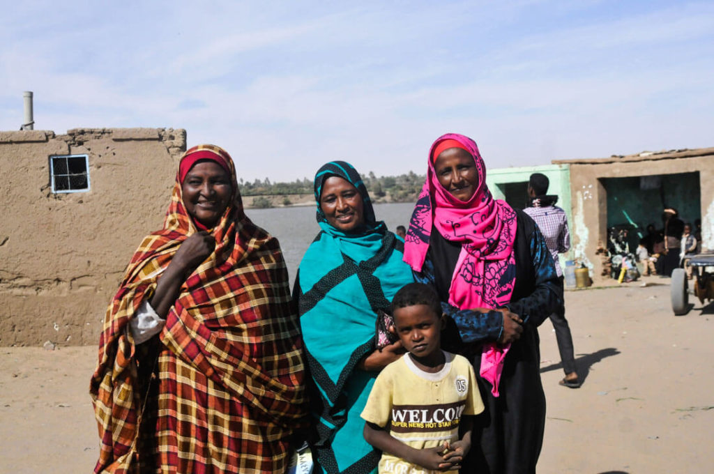 Nubian Sudanese women