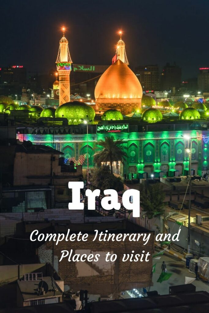 Iraq itinerary