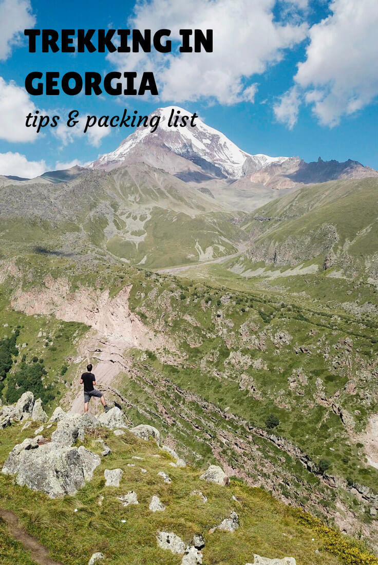 trekking in Georgia packing list