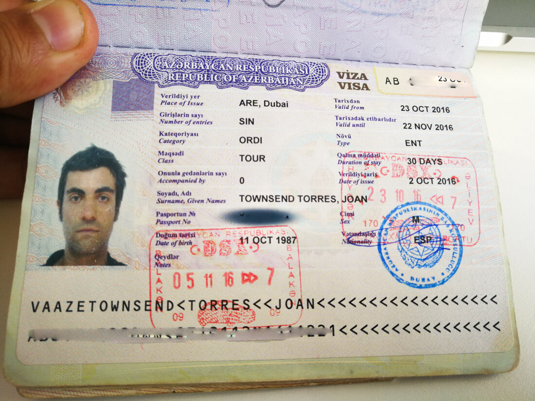visa for Azerbaijan